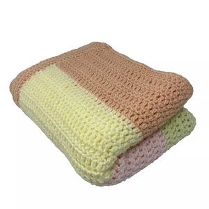Multi Color single stitch Crochet Blanket